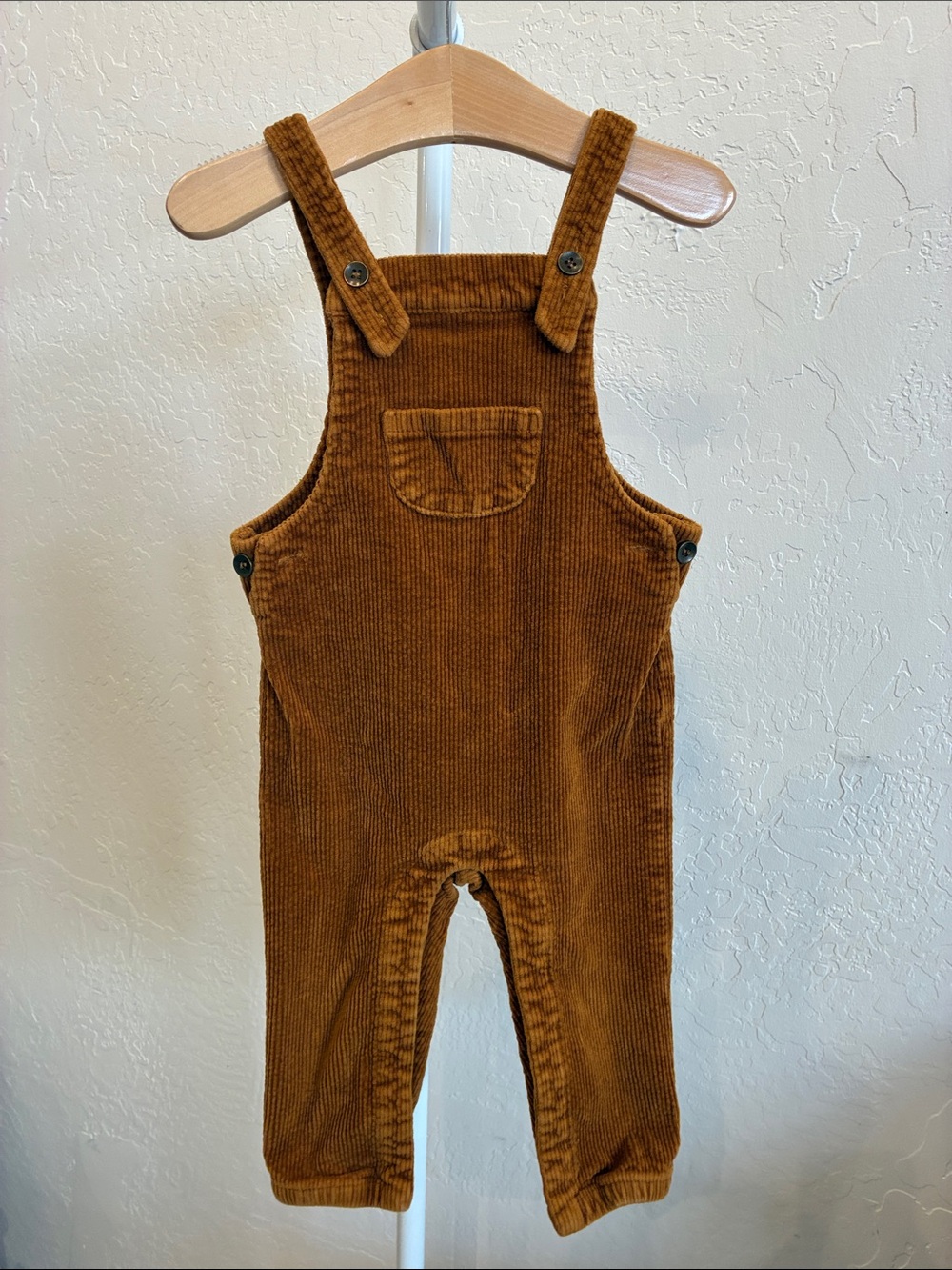 Rylee + Cru Corduroy Overalls in Rust